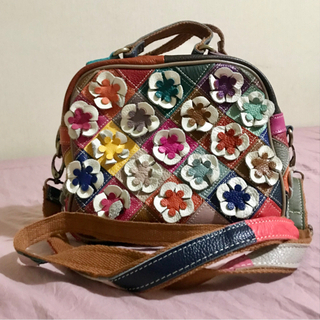 エスタシオン　お花ハンドバッグ