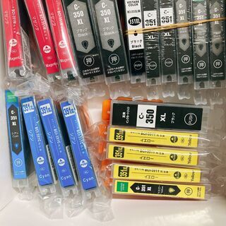 ●CANONプリンタ用互換インクBCI-351（C/Y/M）,B...
