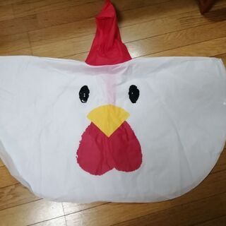レインポンチョ　子供　からあげクン　100〜120