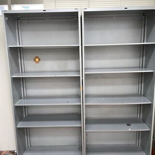 キャビネット2個 スチール収納VILLAGE