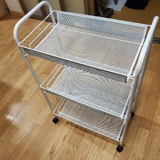 IKEA　3段ラック　ホワイト