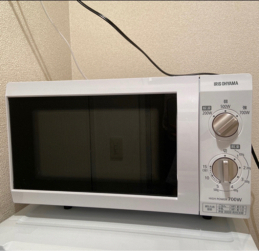 ばっし様　アイリスオーヤマ電子レンジ