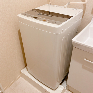 【受付終了】【美品】縦型洗濯機 4.5kg AQUA AQW-S...