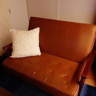 【格安!!】★美品★合皮ソファ