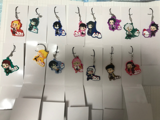 鬼滅の刃  ローソン  ラバーストラップ  ラバスト 電車 ★ 全15種 セット