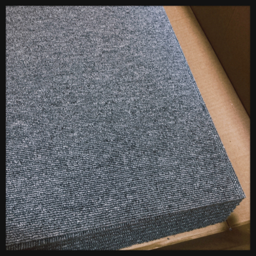 ご購入者様決定꒰未使用꒱タイルカーペット 無地 灰色 防音16枚 50×50インテリア 日用品