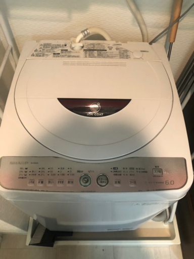 SHARP ES-GE60L-P 洗濯機
