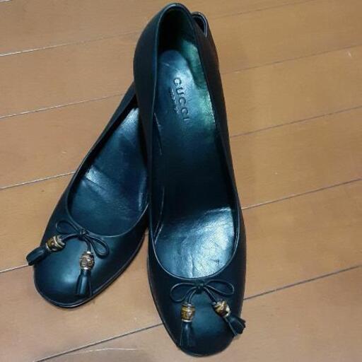 グッチGUCCIヒールパンプス　美品　２２