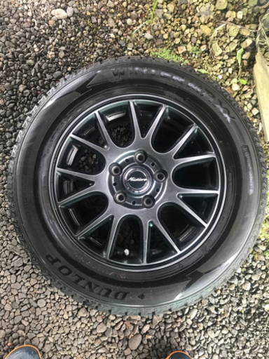 【更に値下げ】　アルミ付きスタッドレスタイヤ