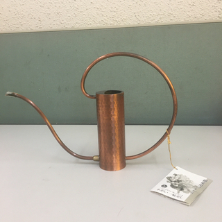未使用　銅製　水差し　花器　鉢用　鉢花　華道　花道　ハナ　花　ジ...