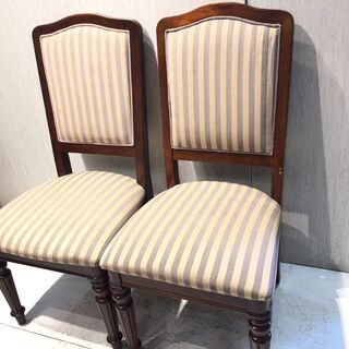 ■5566■アシュレイ ダイニングテーブル用イス 2客セット 椅...