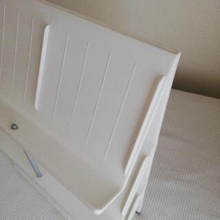 【お譲り先決定】ニトリ シューズラック（白）の画像