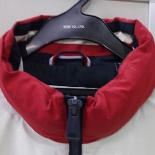 トミーフィルフィガー ダウンジャケット M ナイロン 赤/白/紺 トミフィル メンズ 長袖 冬服 衣類 TOMMY HILFIGER 札幌市東区 新道東店の画像