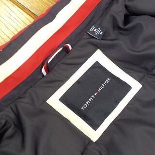 トミーフィルフィガー ダウンジャケット M ナイロン 赤/白/紺 トミフィル メンズ 長袖 冬服 衣類 TOMMY HILFIGER 札幌市東区 新道東店の画像