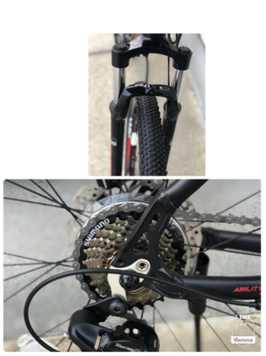 新車】アビリティストーム275◇ハードテイルＭＴＢディスクブレーキ ◆マウンテンバイク　マットブラック