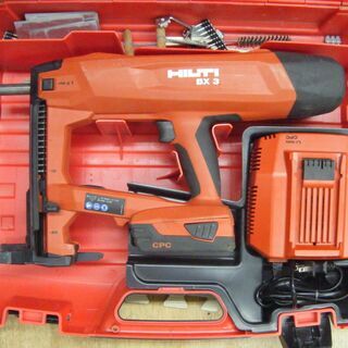ヒルティ　鋲打ち機　BX3　中古品　バッテリー×1　充電器