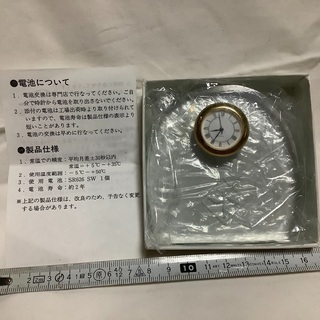 置時計 ガラス 可愛い 小さい