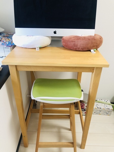 （値段下がりました)（美品）IKEA バーテーブルセート
