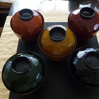 蓋つきのお汁粉、汁椀,煮物椀
