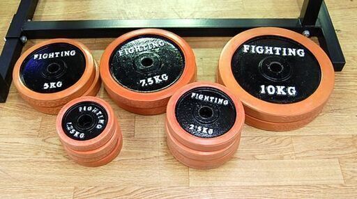ファイティングロード ベンチプレス 70kg プレート・ベンチ・スクワット台・シャフト トレーニング 筋トレ FIGHTING ROA