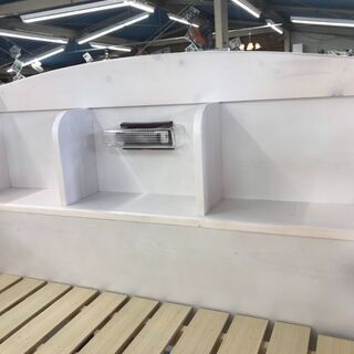 【愛品館八千代店】サンコウ　2段ベッド　白系【愛八BD】