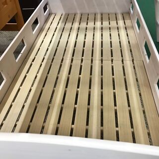 【愛品館八千代店】サンコウ　2段ベッド　白系【愛八BD】