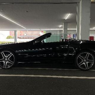 SL350後期316ps赤革!左ハン!社外ナビ!ステンマフラー!20AW!パドルシフト!プリッピング!バネサス!ドラレコ!滋賀発!!の画像