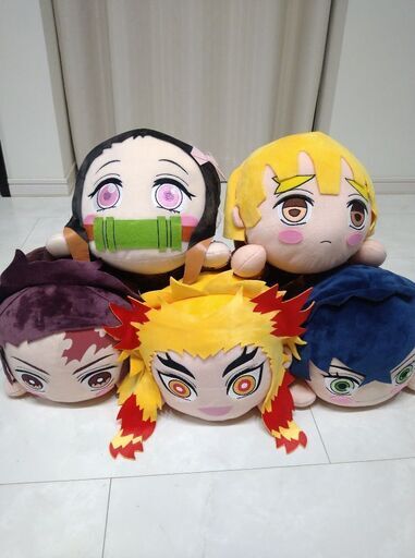 新品！鬼滅の刃 メガジャンボぬいぐるみ ５体セット