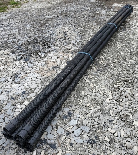 排水パイプ 暗渠パイプ 4m 10本まとめ 内径6cm 工事 設備