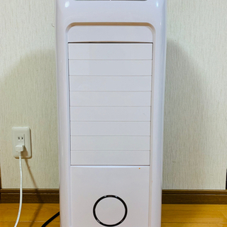 温冷風扇　加湿器付き　ヒート&クール　ホワイト