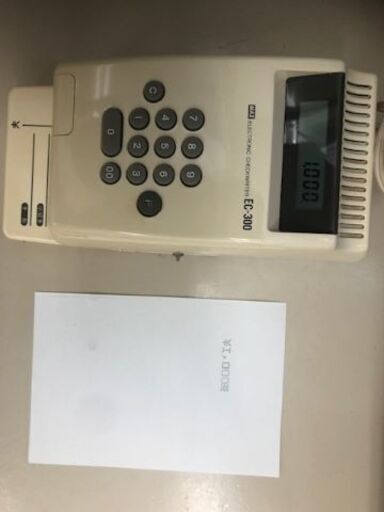 (ジャンク）マックス　電子チェックライター　EC-300