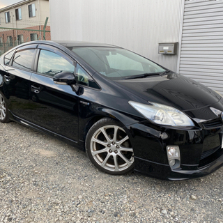 平成21年式トヨタプリウス S 車検付きサンルーフ、ローダウン