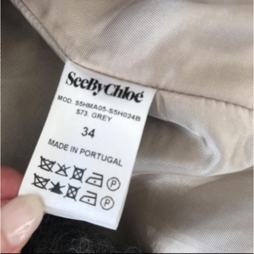 See By Chloé シャギーコート 美品