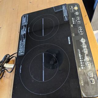 アイリスオーヤマ２口IHクッキングヒーター☆の画像