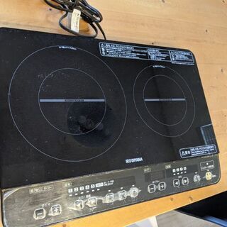 アイリスオーヤマ２口IHクッキングヒーター☆