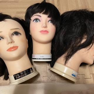 カットウィッグ使用済み