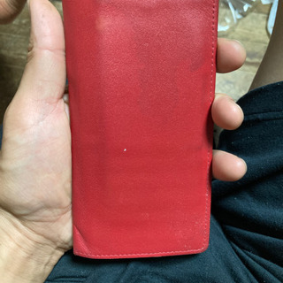 カードケース　赤色　細かい傷あり