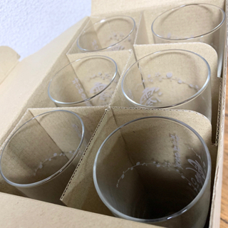 【新品・未使用】色が変わる澪グラス 165ml 6脚の画像