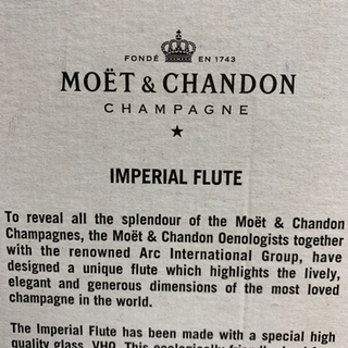 MOET&CHANDON  シャンパングラス6脚セット　新品未使...