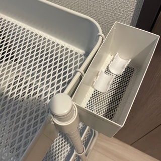 美品！ニトリ　スチールワゴントロリの画像