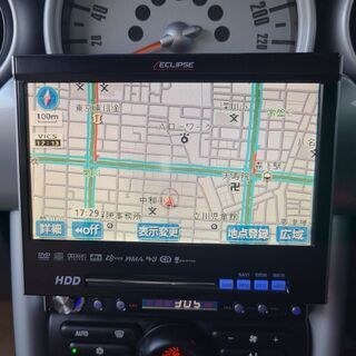 BMWミニクーパー　H18後期モデル　車検5/3　走行61000ｋ　ベージュ/ブラック革シート　社外ＨＤＤナビ　ETC　純正15AW　キセノンの画像