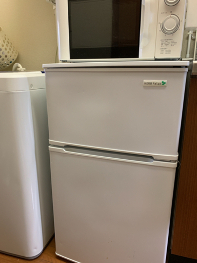 洗濯機、冷蔵庫、電子レンジのセット