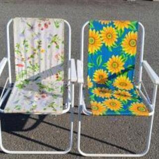 アウトドアチェア　2脚