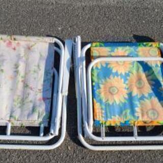 アウトドアチェア　2脚の画像