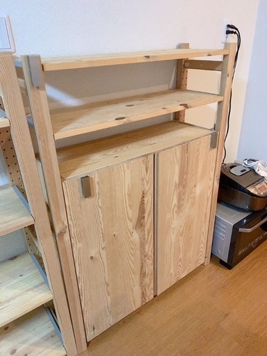IKEAウッドシェルフ