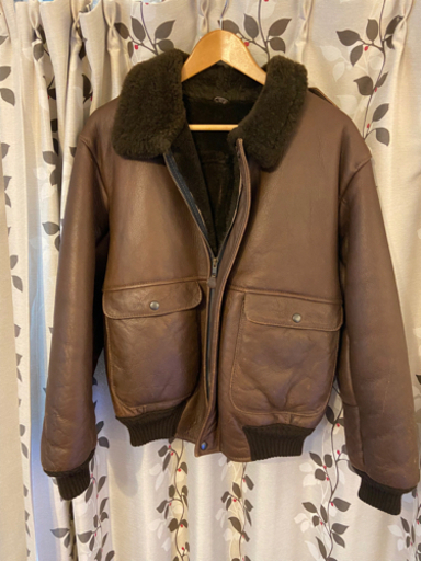 カンタベリー　羊革フルムートンレザージャケット