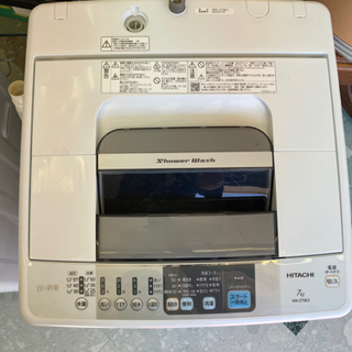 日立 7．0kg全自動洗濯機 keyword 白い約束 リサイクルショップ宮崎屋住吉店　21.08.28 yの画像