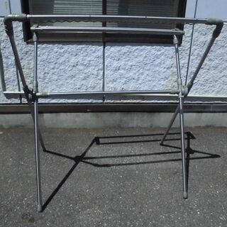 JM12596)物干し台 伸縮式 折り畳み可能 幅：約120～1...