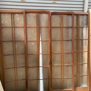 商談中　　古建具、障子建具、昭和ガラス