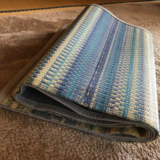 い草ラグ　イグサラグ　ラグマット　ニトリの画像